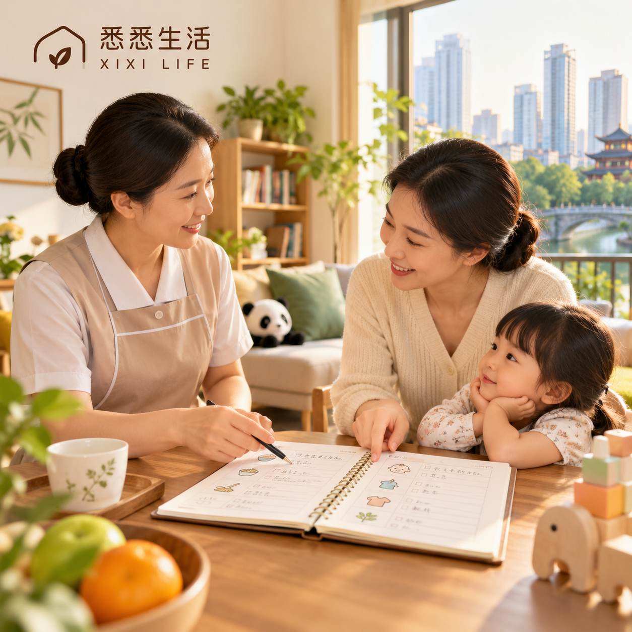 成都保姆交接班怎么安排：家庭记录本使用方法