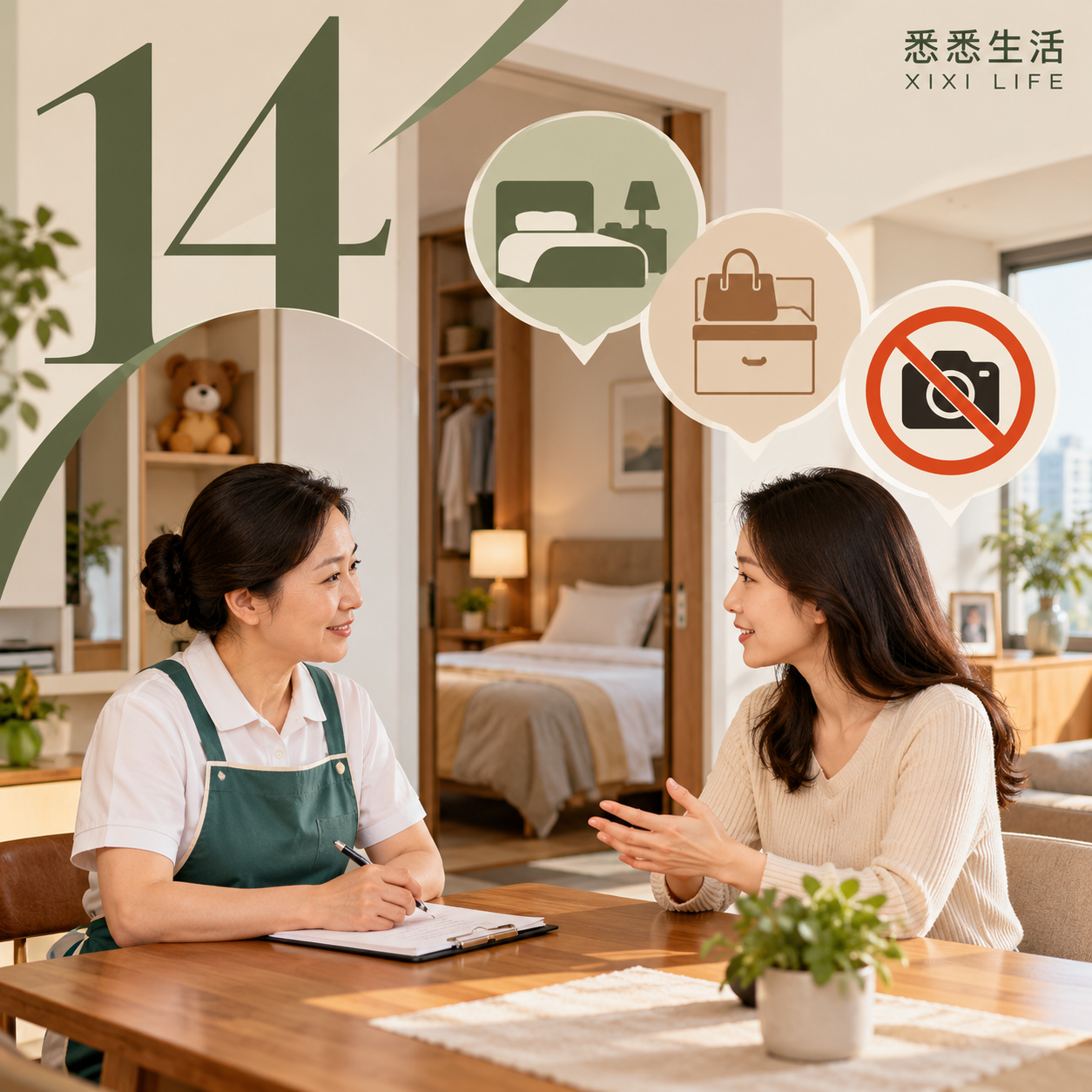 成都住家保姆隐私边界怎么沟通：房间、物品与拍摄规则
