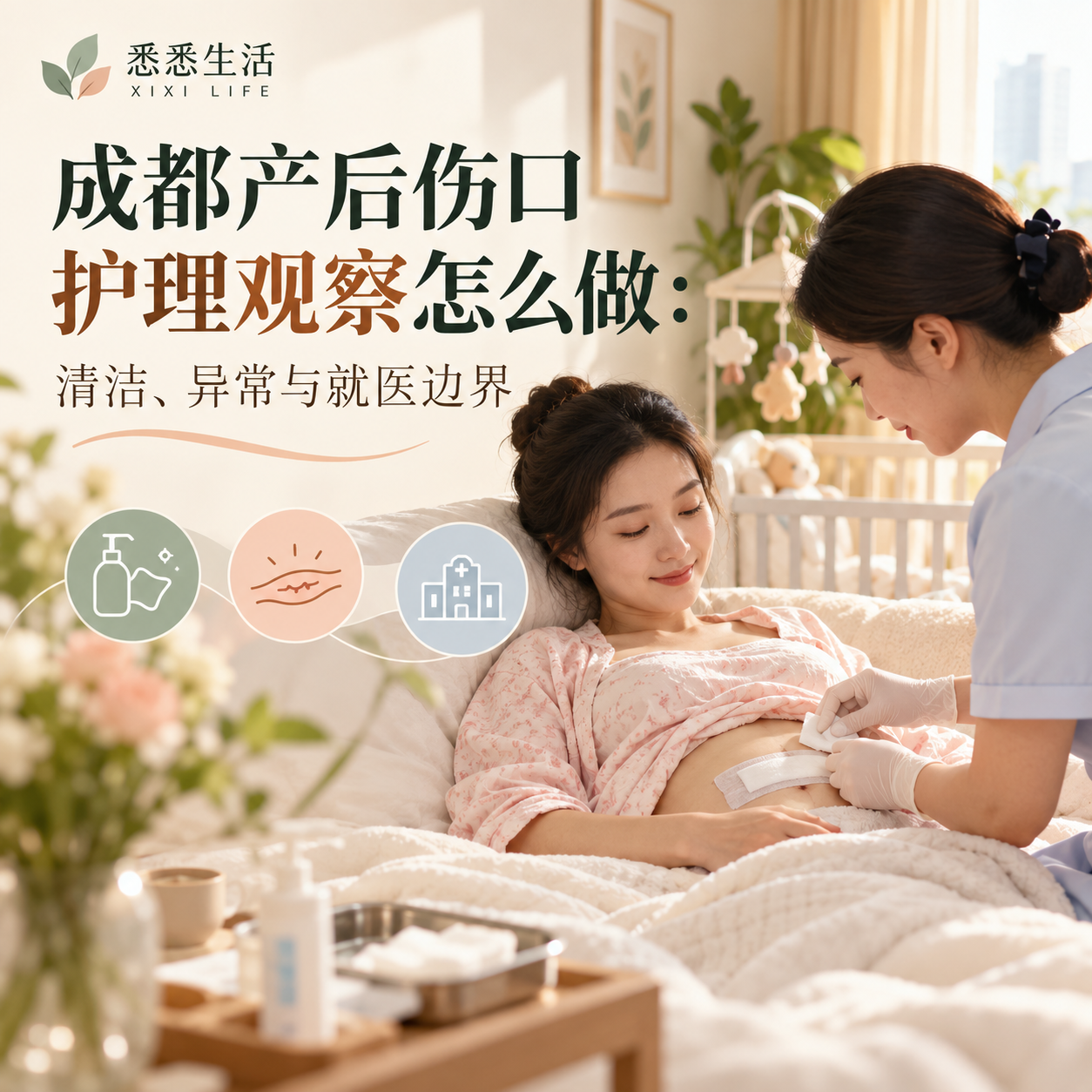 成都产后伤口护理观察怎么做：清洁、异常与就医边界