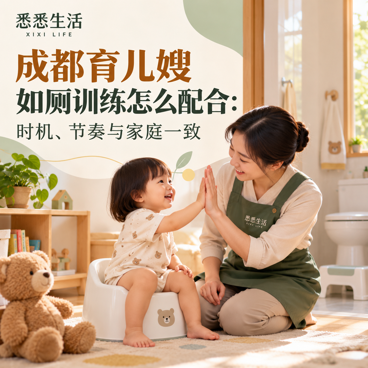 成都育儿嫂如厕训练怎么配合：时机、节奏与家庭一致