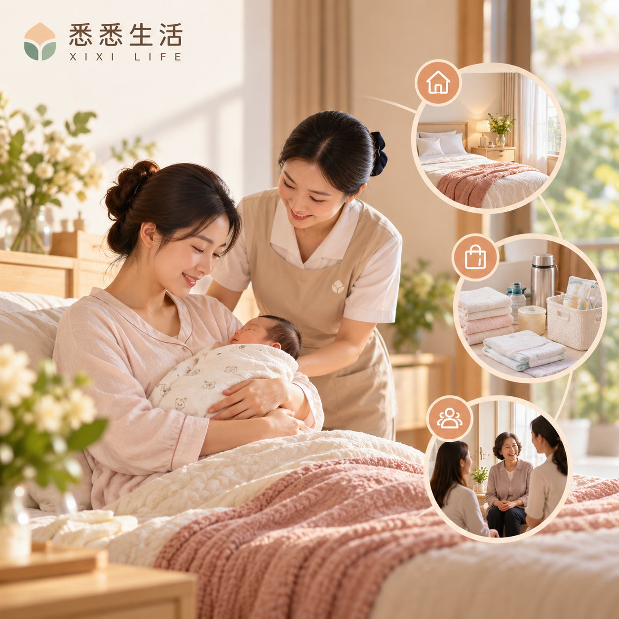 成都月嫂产妇出院回家怎么准备：房间、用品与访客管理