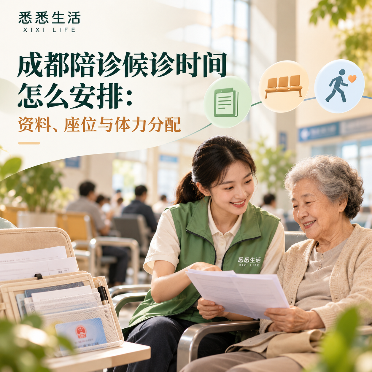 成都陪诊候诊时间怎么安排：资料、座位与体力分配