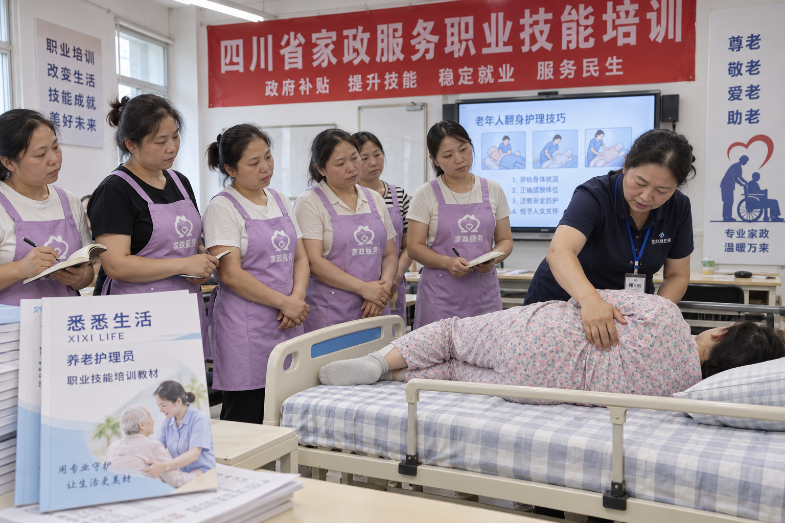 四川广安家政培训赋能就业：17期668人，财政全额承担的“零成本”学技能
