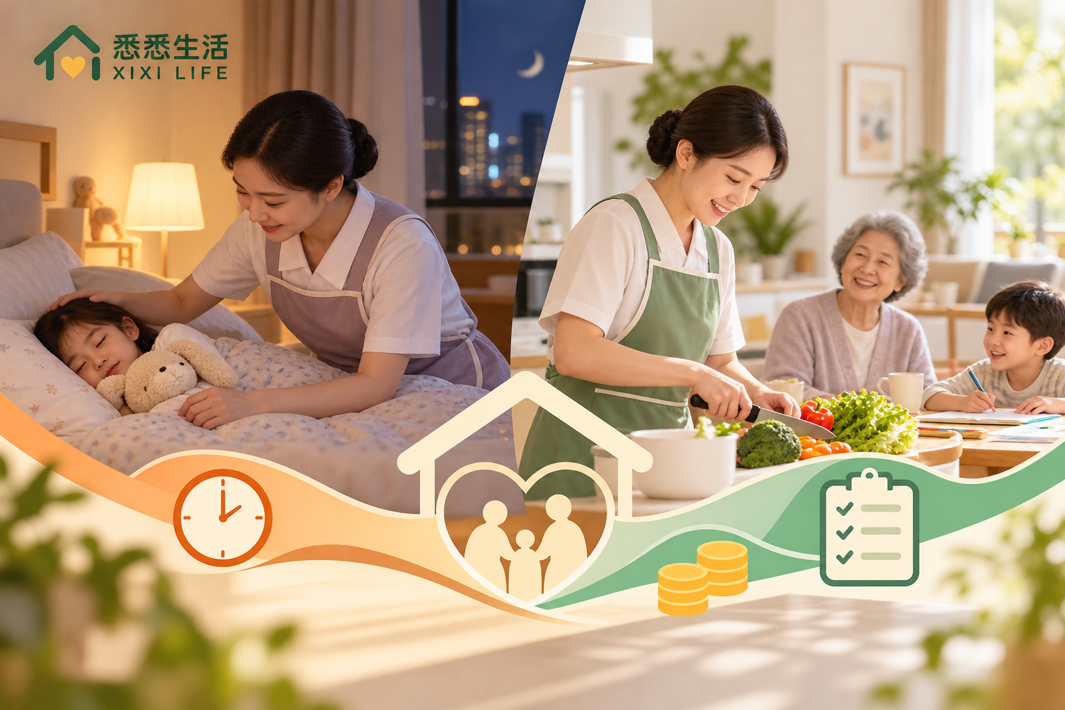 住家保姆与白班保姆怎么选：时间、成本和家庭需求对比