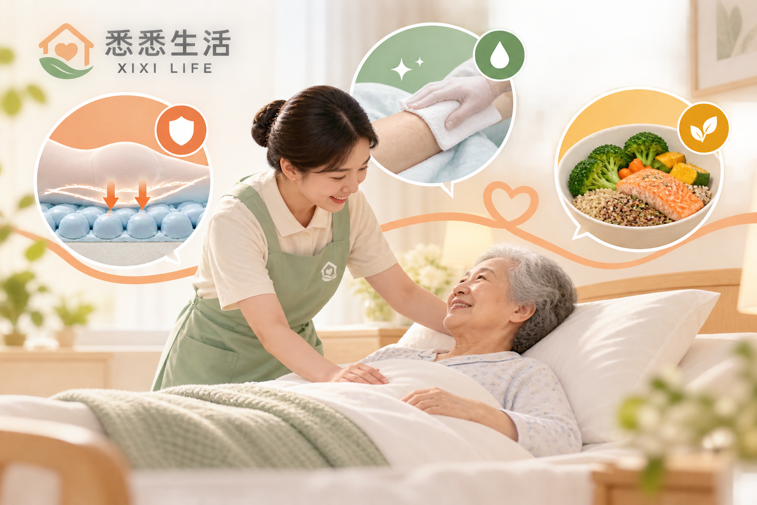 卧床护理如何预防压疮：减压、清洁和营养支持
