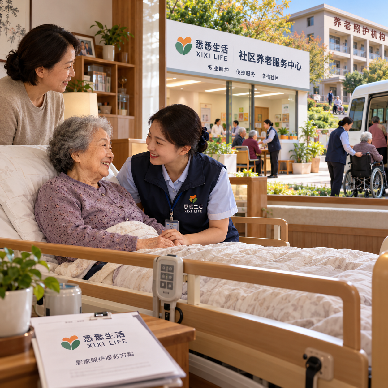 我国养老服务体系最新数据发布：39.5万个机构设施怎样支撑居家照护