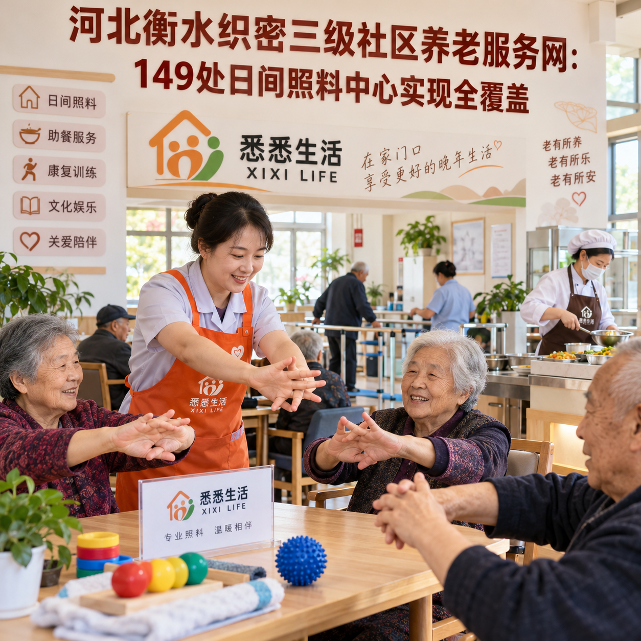 河北衡水织密三级社区养老服务网：149处日间照料中心实现全覆盖