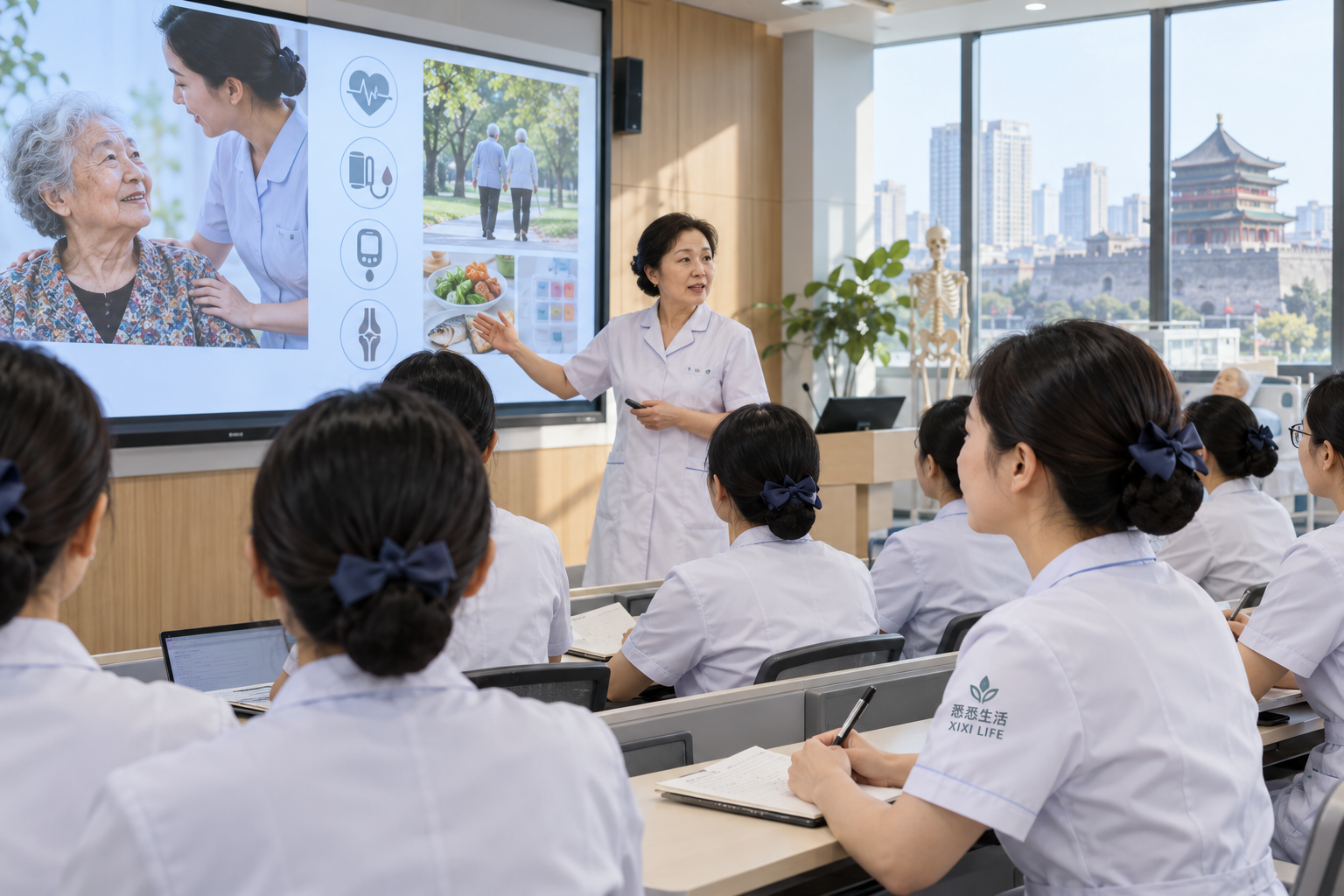 陕西老年护理公益培训开班：100名骨干学习医养康护一体化照护与多重用药管理