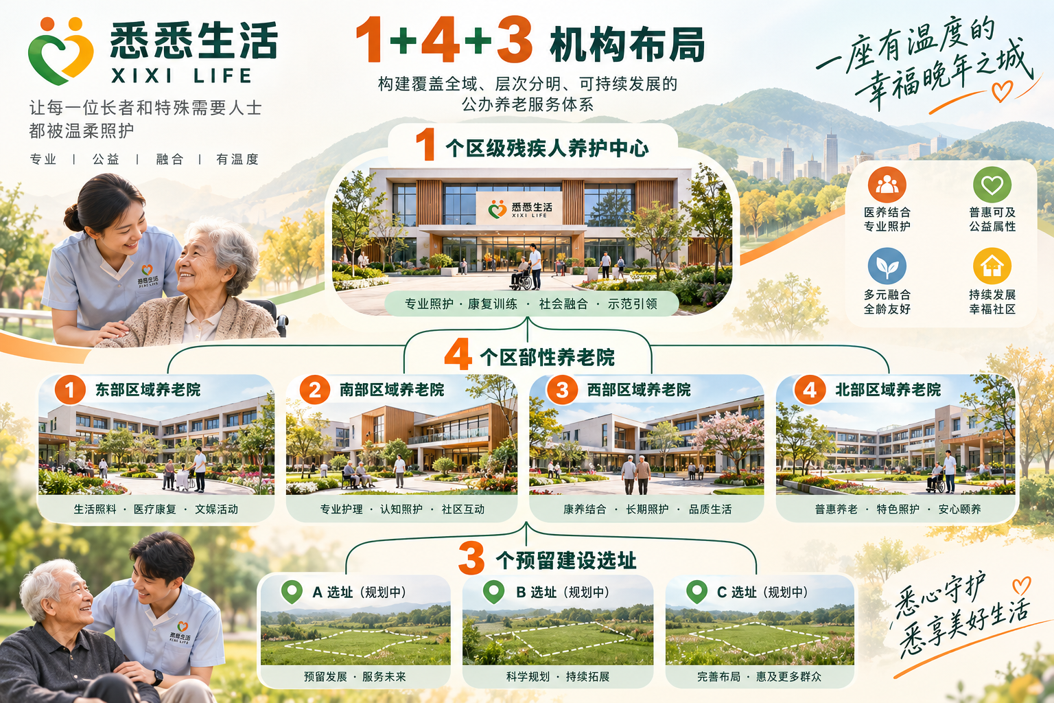 重庆长寿23家敬老院整合为1+4+3：入住率提升至73.4%，护理型床位占比达100%