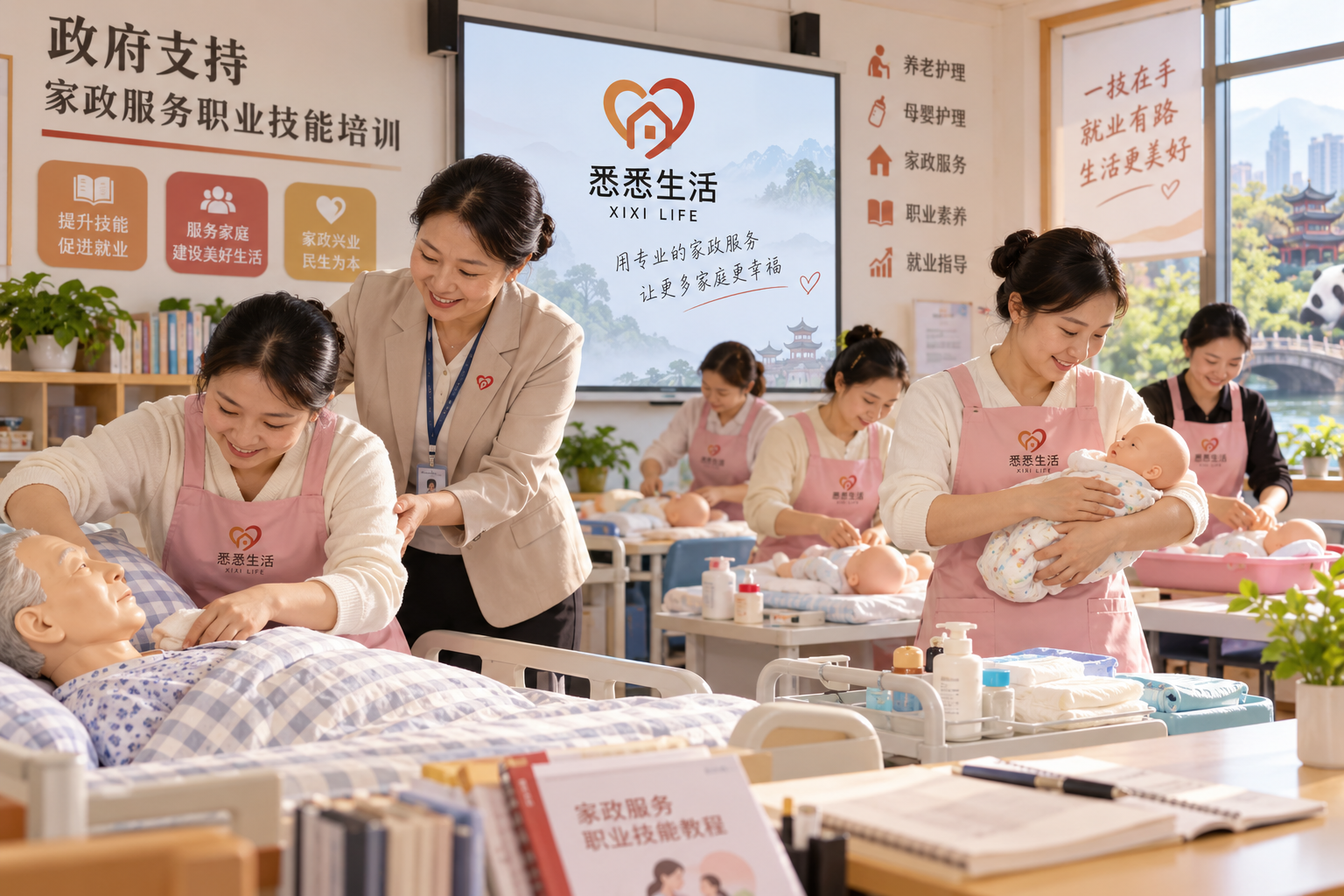 四川广安家政培训赋能就业：17期培训覆盖668人，财政全额承担费用闭环推荐上岗